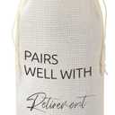 Retirement Wine Bag Retirement Wine Bottle Bags, Wine Champagne Gift Bag With Drawstring Funny Wine Bags For Wine Bottles Gifts