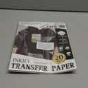 Upgraded Version 3.5 Heat Transfer Paper for T Shirts 20 Sheets, 8.5" X 11" Printable Heat Transfer Vinyl, Vivid Color & Durable Iron on Transfer Paper for Dark Fabric