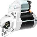 17842 Starter for Scion XA XB 1.5L 2004-2006, for Toyota Echo 1.5L 2003-2005, for Yaris 1.5L 2006-2018 (Only for auto), Replaces 410-52274 428000-0020 428000-0021 428000-0022 428000-0023