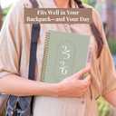 2 x Rileys Academic Planner 2025-2026, Daily, Weekly & Monthly Planner, July 2025 - June 2026, Student Notes Pages, Twin-Wire Binding, Weekly Agenda for School & Work (8.5 x 11-Inches, Green)