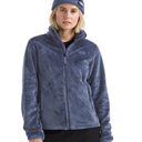 The North Face womens Osito Full Zip Fleece Jacket (Standard & Plus Size) - Soft & Lightweight Fleece, Secure Zip Pockets (XXL, Twilight Galaxy)