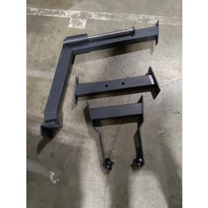 Large Angled Metal Arms for Support