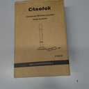 Window Candles with Sensor Dusk to Dawn Electric Corded, 9.6'' Plug-in LED Window Candle Lights with Gold Holder and 6ft Cord, Christmas Candles for Windows Decoration, UL Listed, 4 Pack