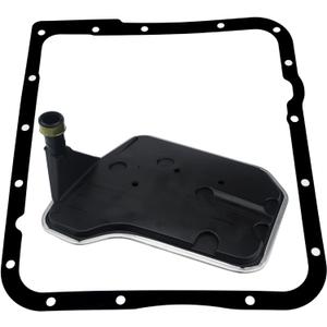 TF289 shallow oil pan Transmission Filter Kit for 4L60E - Compatible with Chevy Silverado/GMC Yukon/Cadillac Escalade 1993-2014Includes Sealing Gasket