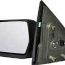 Dependable Direct Driver Side Mirror Fits Ford F-150 2004-2008 Power Remote, Non-Heated, Non-Folding, Unpainted Left Rear View Door Mirror OEM, FO1320233, 8L3Z17683EA, 4L3Z17683BAB, 6L3Z17683BA