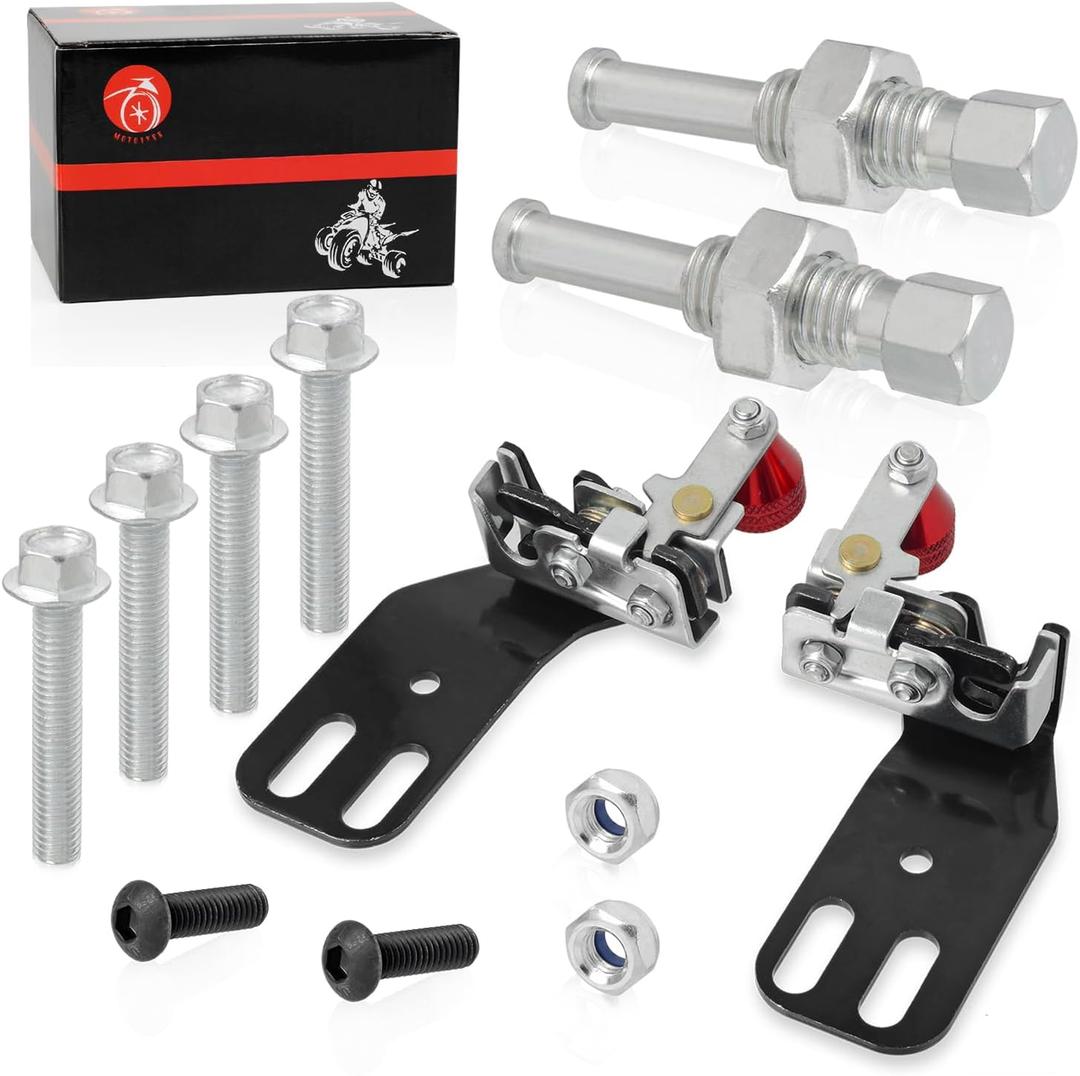 Front Left & Right Armor Suicide Door Slam Latch Kit Red For Polaris RZR 570 800 900 P081291