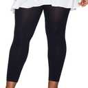 Hanes Women's Curves Blackout Footless Tights HSP004 (1X-2X)