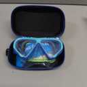 Toddler Swim Goggles Nose Cover,Kids Goggles No Hair Pull,Anti Fog Children Swimming Mask (1PK - Blue Shark)