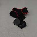 Plantar Fasciitis Night Splint Sock: Soft Plantar Fasciitis Brace with Arch Support for Sleeping Achilles Tendonitis Foot Drop Heel Pain - Plantar Fasciitis Relief for Women and Men Black-Red (Small)