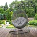 FDW Adjustable Hammock Chair Stand Hammock Stand Only Hanging Chair Stand Swing Chair Stand for Indoor/Outdoor Patio Yard