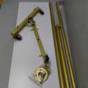 Gold Metal Clothing Rack with Wood Shelf, Heavy Duty Rolling Garment Rack with Wheels for Bedroom Retail Boutique Use (37.4L inches)