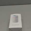 Portable Mini Humidifier, Colorful, Cool Mist, USB Powered. Perfect for Bedroom, Office & Car (300ml, White)