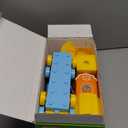 BOLZRA Farm Animals Train Toy for Toddlers 1 2 3 4 5 Years Old, Counting, Matching, Sorting Montessori Learning Toy with 11 Finger Puppets, Keys, Barns, Educational Christmas Birthday Gift for Kids