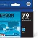EPSON 79 Claria Hi-Definition Ink Standard Capacity Cyan Cartridge (T079220) Works with Artisan 1430, Stylus Photo 1400