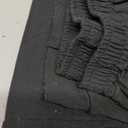 FUNYYZO Wide Leg Pants Women's High Elastic Waisted in The Back Business Work Trousers Long Straight Suit Pants (006# Black (Thick))