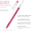 252 Pack Acrylic Colored Gel Pens Set,Quick Dry 0.6mm Fine Point Ink Pens