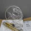 UpgradedDimmable Gold Floor Lamps for Living Room, 11W LED Bulb Included, Modern Standing Lamp with Marble Base, Tall Pole Light with White Linen Shade for Bedroom Reading Office Corner Nursery