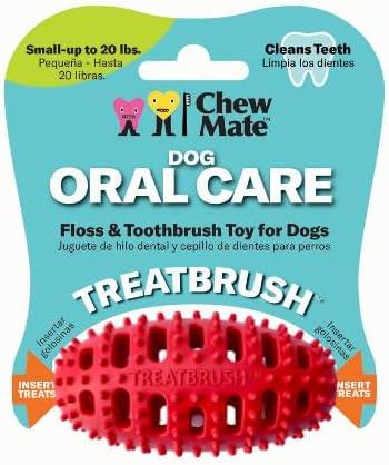 Football Oral Care Toy for Small Dogs and Puppies (Up to 20 Lbs)