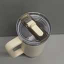 STANLEY Quencher ProTour Flip Straw Tumbler with Leakproof Lid | Built-In Straw & Handle | Cupholder Compatible for Travel | Insulated Stainless Steel Cup | BPA-Free (40 Ounces, Cream)