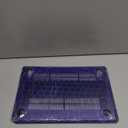 IBENZER Compatible with MacBook air 13 inch Case 2026 2025 2024 2023 2022 M4 A3240 M3 A3113 M2 A2681, HardShellCase w/KeyboardCover ScreenFilm Type-C for Mac air 13.6", Crystal Purple, KK-CYPU+2TC