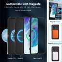 Galaxy S21 FE case,Samsung S21 FE 5g case S21 FE Heavy Duty case[ with Clip], [Shockproof] [Dropproof] [Dust-Proof], Compatible with Galaxy S21 FE/Galaxy S21 FE 5G (MAG- Black)