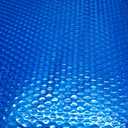 Evoio Solar Pool Cover 15 ft Round for Above Ground Inground Pools Bubble Wrap Covers for Hot Tub Spa Thermal Heating, 12 Mil Circle Blue Floating Blanket for 6-24 Foot Feet Diameter Swimming Pools