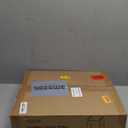 Folding Walker with 2 Skis and 5" Wheels, Lightweight Walkers for Seniors and Adults, Supports Up to 350 Pounds, Adjustable Height, Compact Standard Walker, Black