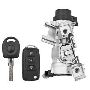 1K0905851B Ignition Switch Lock Assembly with Intelligent Key Shell for Audi Q3 2015-2018, for VW EOS 2012-2016, for VW Golf 2011-2018, for VW GTI 2011-2018, ILA920 1131nc12919