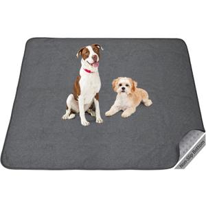 Washable Dog Pee Pads: 34x52 1 Pack Reusable Whelping Pads, Absorb Dog Mats Non-Slip Puppy Training Pads for Whelping, Potty, Training, Playpen, Crate