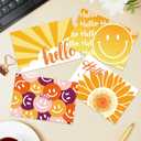 60 Hello Postcards for Mailing Bulk Blank Greeting Cards 4 x 6 Inch Sunny Sunflower Colorful Smiley Face Post Cards for Kids Adults Teachers Students Assorted Blank Note Cards 5 Hello Designs