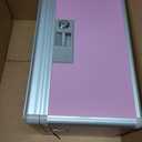 xydstay 14" Medicine Lock Box, First Aid Safe Medication Storage Box,Aluminum Daily Medicine Cabinet,Key Medication Locking Storage Box for Family Use,14" x 7.9" x 8.7", Pink