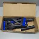 34" Extendable Ice Scrapers for Car Windshield 2-in-1 Snow Brush for Car Snow Scraper for Car Snow Scraper and Drush with Ergonomic Foam Grip for Cars, Trucks, SUVs with 360 Pivoting Brush Head Blue