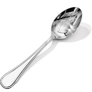 KINGSTONE 12 Piece Teardrop Dinner Spoons(8.14 inch), 18/10 Stainless Steel Spoon Set, Premium Table Spoons, Durable Metal Spoon for Home, Kitchen, Restaurant, Mirror Polished, Dishwasher Safe