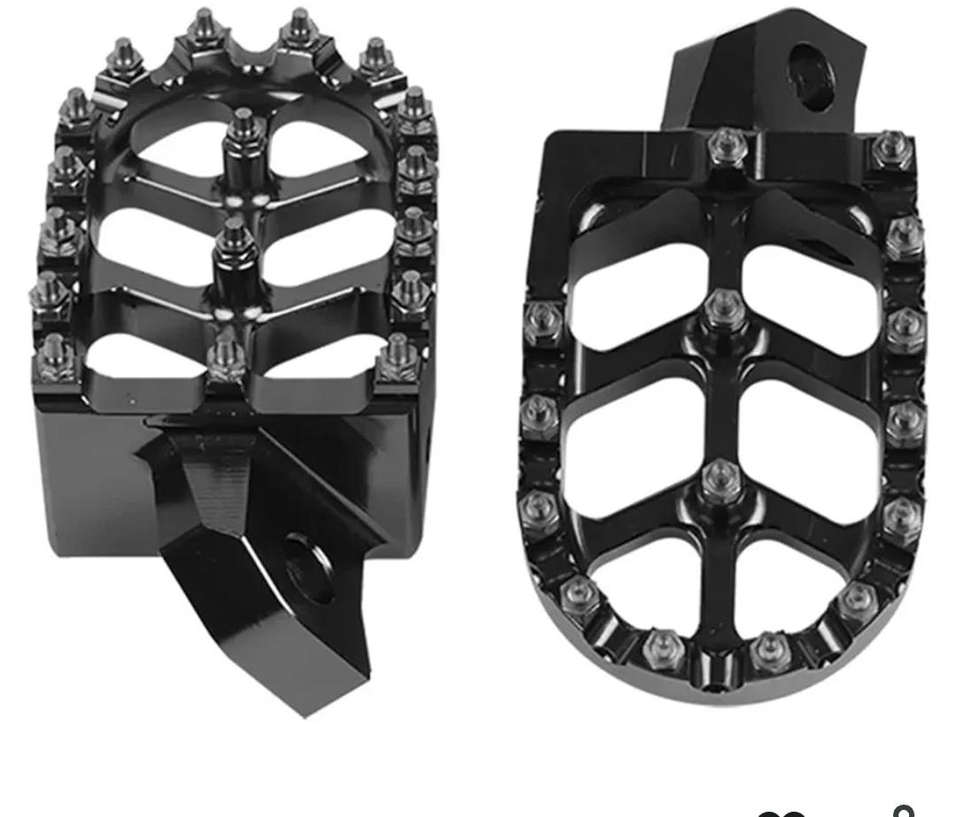 Motorcycle Pedal Pegs Foot Pegs Footpegs Foot Rests Footrests Foot Pedals For KX 250 125 500 KX250 KDX 200 250 220R KDX250 KDX200