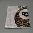 Pink Trendy Leopard Print Y2K Luck 8 Ball Pillow Covers 20x12 Set of 2, Funky Y2K Coquette Bow Preppy Cheetah Lucky 8 Ball Aesthetic Pillow Covers for Girls Room Dorm Apartment，A121