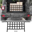 JeCar Trunk Net Mesh Cargo Net for 2018-2023 Jeep Wrangler JL JLU 2 Door & 4 Door (Black)