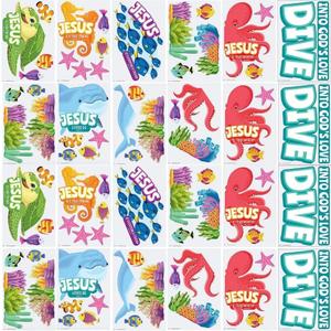 Under The Sea VBS Classroom Bulletin Board Set - 36 Piece, Vacation Bible School 2024