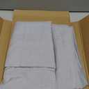 Fitable Faux Linen Tablecloths for Rectangle Tables: Water & Stain Resistant Farmhouse Table Cloth, Washable Burlap Textured Table Covers for Kitchen Dining Party(2 Pack, 60x84 Inch, Light Grey)