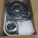 GANIZA Food Processors, Electric Food Chopper with Meat Grinder & Vegetable Chopper - 2 Bowls (8 Cup+8 Cup) with Powerful 450W Copper Motor - Includes 2 Sets of Bi-Level Blades for Fruits/Meat/Nuts (Black)