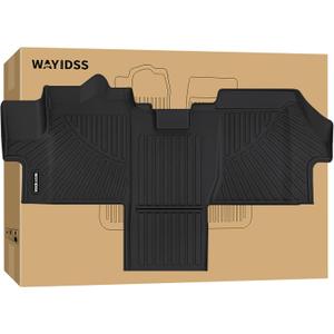 Floor Mats Fits 2018-2024 2025 2026 Dodge Ram Promaster 1500/2500/3500,TPE All Weather Protection Car Front Row Mats, Black mat Accessories(Not Fit for EV & Ram Promaster City)