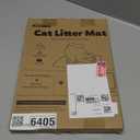 Powools 27" x 19" Cat Litter Mat - Ultra-Large Litter Box Mat with Double Layers, Urine-Proof and Non-Slip Litter Trapping Mat, Easy to Clean Kitty Litter Mats for Floor, Scatter Control, Grey