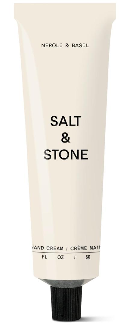 Salt & Stone Hand Cream for Women & Men | Hydrates, Nourishes & Softens Skin | Restores Dry Cracked Hands | Fast-Absorbing | Cruelty-Free & Vegan | Neroli & Basil 2 fl oz
