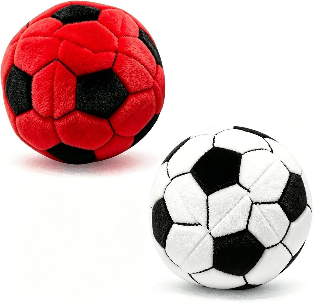 5 x 2Pcs Soccer Footbag Sacks, Plush Footbags Toy, Outdoor Indoor Party Games