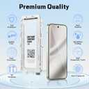 3 x 2 Pack Screen Protector Compatible with Pixel 10 Pro 5G - 2 Tempered Glass Camera Lens Protector Accessories - Auto-Dust Removel - Bubble Free - Military Grade Shatterproof (for PIXEL 10 PRO-6.3 Inch)