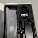 Vacuum Beard Trimmer for Men, No Mess Trimming, 40 Adjustable Lengths Dial, Smooth Ceramic Blade for Sensitive Skin, Waterproof Wet/Dry, LED Display, USB-C Grooming Kit