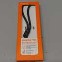 TORRAS Phone Lanyard Crossbody with 2 Phone Tabs, Adjustable Anti Theft Phone Strap for All Phones, Premium Metal Buckles, Skin-Friendly, Universal Cell Phone Neck lanyard for Travel Essentials, Black