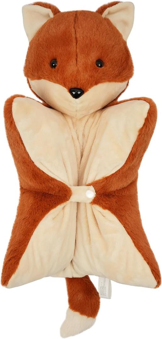 15'' Stuffed Animals for Girls, Washable Fox Stuffed Animal Toy, Cute Weighted Plush Toy for Kids Teens, Multi-Purpose Fox Plush Pillows for Home Bedroom Office Decor