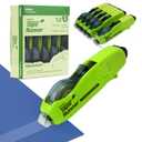 TAPE RUNNER - Double Sided Adhesive with Dispenser Roller Included - Acid Free, Sticky, Transparent - Ideal for Scrapbooking, Crafts & More - Retractable (315 inches per Cartridge), 5 Cartridges