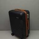 Carry On Luggage 22x14x9 Airline Approved, 20-inch Hard Shell Suitcases with Wheels, ABS Lightweight Carry on Suitcase with TSA Lock (Backpack Type, Black)