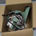 AQDZCNF Flower Table Lamp,LED Reading Light Bedside Vintage Flower Night Light,3 Colors Modes Kawaii Bedside Lamps Decor,Living Room Bedroom Room Lighting Table Lamps Home Decoration (Green Pearls)